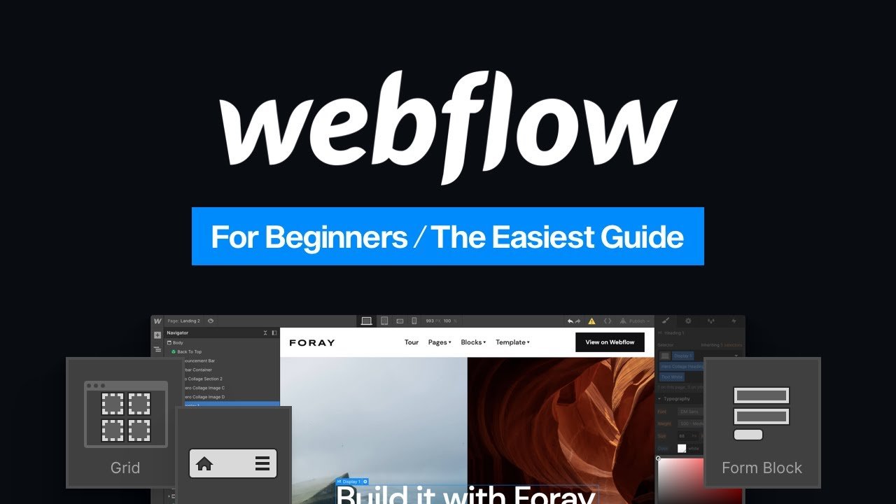 Guide to Webflow: Mastering Website Design and Development