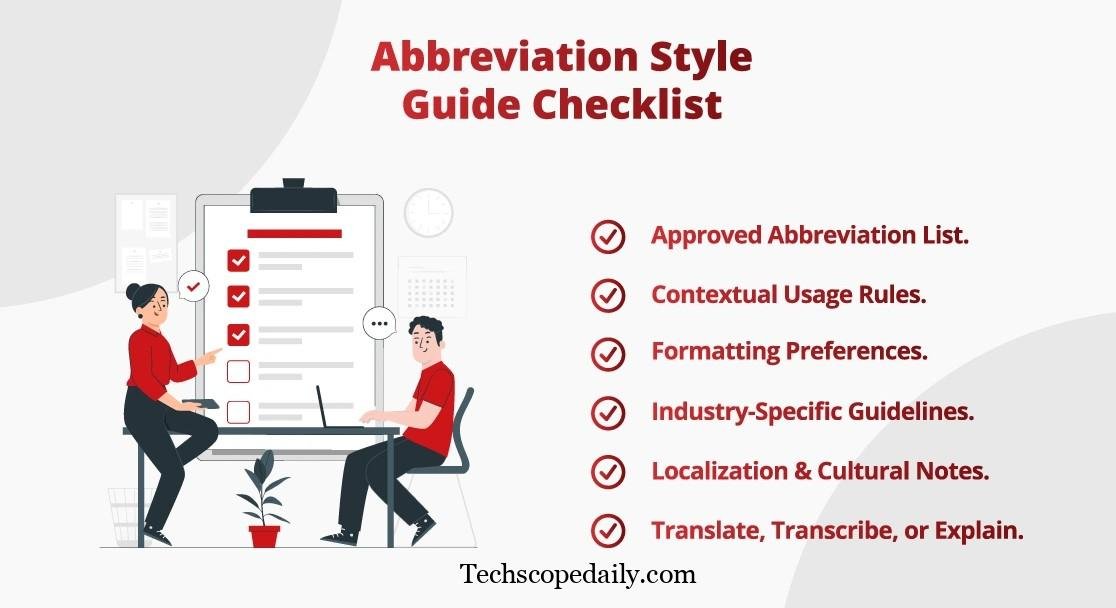 Style Guide Rules for Abbreviations