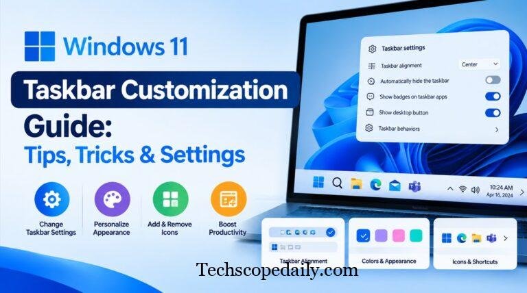 Windows 11 Taskbar Customization